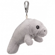 WILDLIFE SWKC-1850 PLUSH KEY CLIP MANATEE