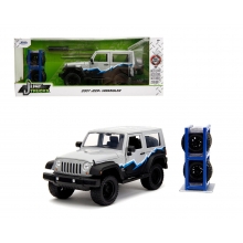 JADA 34194 1:24 JT 2007 JEEP WRANGLER HARDTOP W RACK