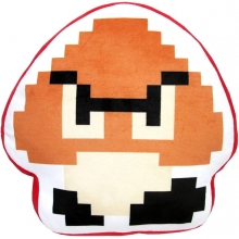 LITTLE BUDDY TOYLIT1177 SUPER MARIO GOOMBA BIT PILLOW 8 PLUSH