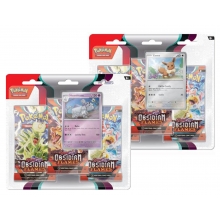 POKEMON COMPANY JEPKM963 OBSIDIAN FLAMES 3 PACK BLISTER INGLES