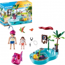 PLAYMOBIL PM70610 SMALL POOL W WATER SPRAYER