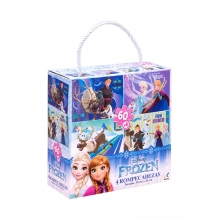 IMEX JCA1129 DISNEY FROZEN PUZZLE 4 EN 1 60 PIEZAS