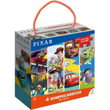 IMEX JCA3571 PIXAR MULTI PUZZLE 4 EN 1 60 PIEZAS