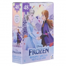 IMEX JCA3094 DISNEY FROZEN PUZZLE METALIZADO 48 PIEZAS