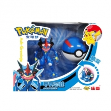 BAIFU ZC8918 POKEMON ACTION FIGURE SPIELZEUG VARIANTE BALL MODELL GRENINJA