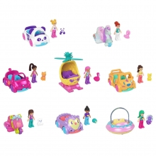 MATTEL HKV55 POLLY POCKET MINI FIGURA Y VEHICULO SURTIDO