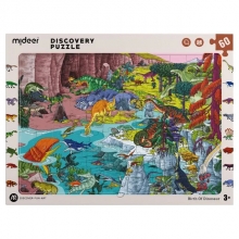 MIDEER MD3242 DISCOVERY PUZZLE BIG DINOSAUR BIRTH OF DINOSAUR 60 PIEZAS