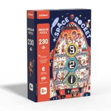 MIDEER MD3170 IRREGULAR PUZZLE SPACE ROCKET 230 PIEZAS