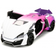 JADA 35058 1:24 PINK SLIPS W / BASE LYKAN HYPERSPORT