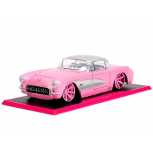 JADA 35161 1:24 PINK SLIPS W / BASE 1957 CORVETTE