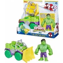 HASBRO F7457 MARVEL SPIDEY AND FRIENDS VEHICLE AND FIGURE HULK