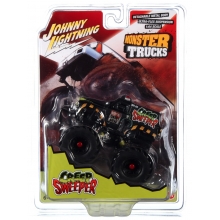 JOHNNY JLSP310 1:64 JOHNNYLIGHTNING MONSTER TRUCK CREEPSWEEPER BLKTIRE ED