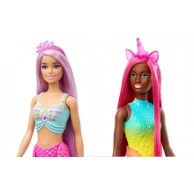 MATTEL HRP99 BARBIE A TOUCH OF MAGIC SIRENA CON PELO LARGO SURTIDA