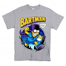 AGUANTE THE SIMPSONS BARTMAN GRIS TALLA M