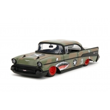 JADA 35027 1:24 BTM 57 CHEVY BEL AIR CHOP TOP