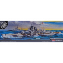 ACADEMY 14219 1:800 BATTLESHIP TIRPITZ ( STATIC )