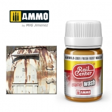 AMMO MIG JIMENEZ AMMOR2001 RAIL CENTER FRESH RUST WASH ( 35 ML )