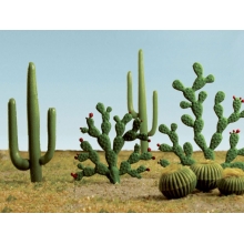 BACHMANN 32513 MIXED CACTI 1/4PULG TO 2.5PULG TALL ( 15 PK )