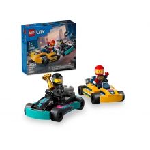 LEGO 60400 CITY KARTS Y PILOTOS DE CARRERAS