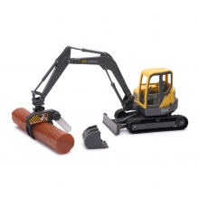 NEWRAY 32196 1:18 VOLVO ECR88D EXCAVATOR W INTERCHANGABLE PARTS