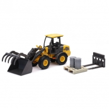 NEWRAY 32206 1:18 VOLVO L25 WHEEL LOADER W INTERCHANGABLE PARTS