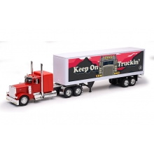 NEWRAY 12363 1:32 PETERBILT CUSTOM 379 W DRY VAN TRAILER