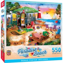 MASTERPIECES 32119 OCEANSIDE CAMPING PUZZLE 550 PIEZAS