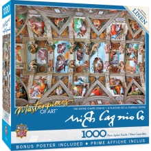 MASTERPIECES 72321 THE SISTINE CHAPEL CEILING PUZZLE 1000 PIEZAS