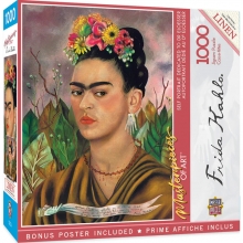 MASTERPIECES 72322 FRIDA KAHLO SELF PORTRAIT DEDICATED TO DR ELOESSE PUZZLE 1000 PIEZAS