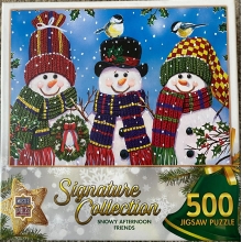 MASTERPIECES 60794 SNOWY AFTERNOON FRIENDS PUZZLE 500 PIEZAS