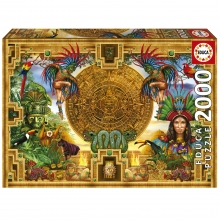 EDUCA 19565 PUZZLE 2000 PIEZAS MONTAJE AZTECA MAYA