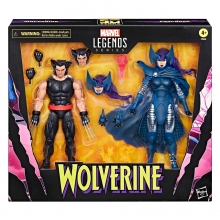 HASBRO F9040 MARVEL LEGENDS XMEN WOLVERINE LADY PSYLOCKE 2PK