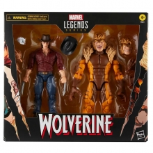 HASBRO F9021 MARVEL LEGENDS XMEN WOLVERINE SABRETOOTH 2PK