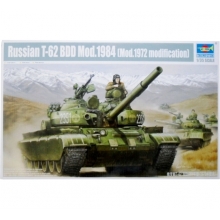 TRUMPETER 01554 1:35 RUSSIAN T 62 BDD MOD 1984 ( MOD 1972 MODIFICATION )