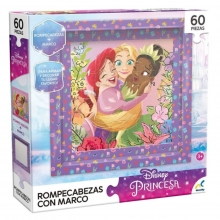 IMEX JCA-4089 DISNEY PRINCESAS PUZZLE CON MARCO 60 PIEZAS