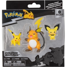 JAZWARES PKW2778 POKEMON PACK FIGURAS EVOLUCION