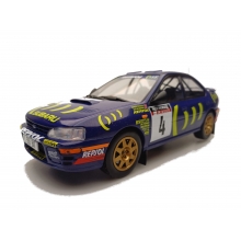 MAGAZINE RA18SUBARU 1:18 SUBARU IMPREZA 555 MCRAE 4, BLUE YELLOW