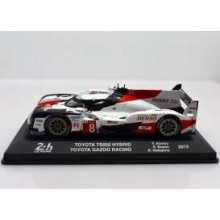 MAGAZINE SPALM2019 1:43 2019 TOYOTA TS050 HYBRID TOYOTA GAZOO RACING 8 S BUEMI K NAKAJIMA F ALONSO WINNER 24H LE MANS RESIN SERIES WHITE