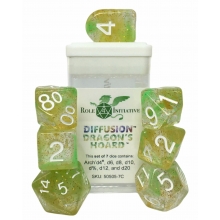 ROLE4 50505-7C SETS OF 7 DICE DIFFUSION WITH ARCH D4 DRAGONS HOARD