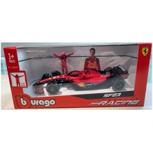 BURAGO 26809 1:24 SFR FERRARI LECLERC SF23 CON PILOTO F1