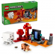 LEGO 21255 MINECRAFT LA EMBOSCADA EN EL PORTAL DEL NETHER