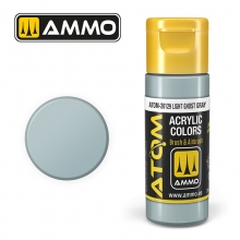 AMMO MIG JIMENEZ ATOM20129 ATOM COLOR LIGHT GHOST GRAY