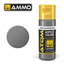 AMMO MIG JIMENEZ ATOM20145 ATOM COLOR GRIS NEUTRO