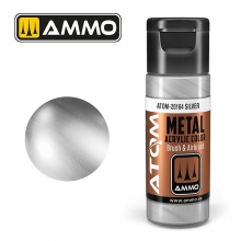 AMMO MIG JIMENEZ ATOM20164 ATOM METALLIC PLATA