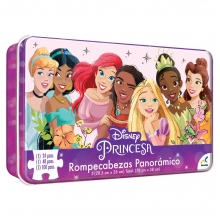 IMEX JCA-2848 PUZZLE PANORAMICO 3 EN 1 PRINCESAS