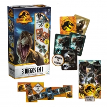 IMEX JCA-3441 JURASSIC WORLD SET DE TRES JUEGOS