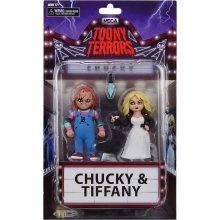 NECA 39743 TOONY TERRORS CHUCKY AND TIFFANY 6 PULGADAS