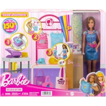 MATTEL HKT78 BARBIE PROFESIONES SET DE JUEGO DISE�ADORA DE MODAS