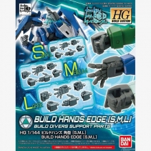 BANDAI 63532 KIT ACCESORIOS HG 1:144 BUILD HANDS ROUND SML