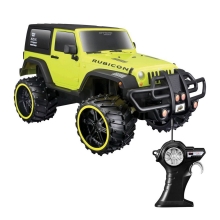 MAISTO 82704 R C 1:16 OFF ROAD JEEP WRANGLER RUBICON YELLOW